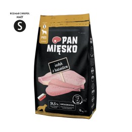 PAN MIĘSKO Tacchino con fagiano S - Cibo secco per cani - 9 kg