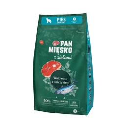 PAN MIĘSKO con Erbe Manzo con tonno S - cibo secco per cani - 3kg