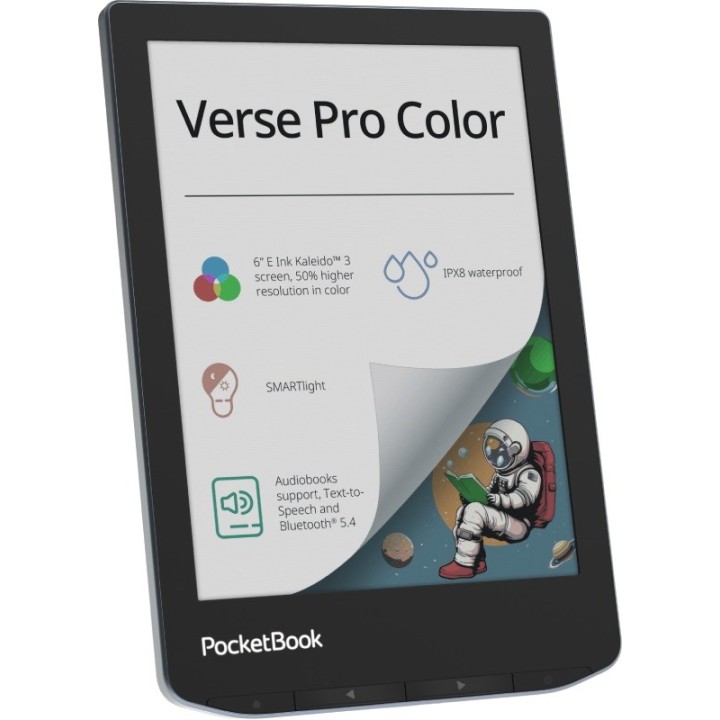 PocketBook Verse Pro Color lettore e-book 6 E Ink Kaleido 3 16 GB Wi-Fi Mare tempestoso (PB634K3-1-WW)