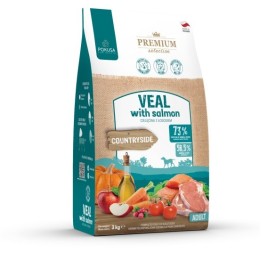 POKUSA Premium Selection Vitello con salmone Adult - cibo secco per cani - 3kg