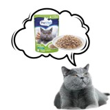 PREVITAL Cibo per gatti Sterile Pollame in salsa - Cibo umido per gatti - Bustina 100 g