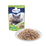PREVITAL Cibo per gatti Sterile Pollame in salsa - Cibo umido per gatti - Bustina 100 g