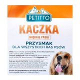 PETITTO Strisce morbide di anatra - snack per cani - 500 g