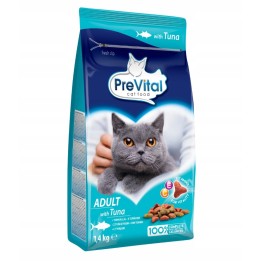 PREVITAL Adult tonno - cibo secco per gatti - 1 4kg