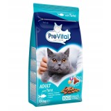 PREVITAL Adult tonno - cibo secco per gatti - 1 4kg