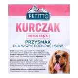 PETITTO Anelli morbidi di pollo - snack per cani - 500 g