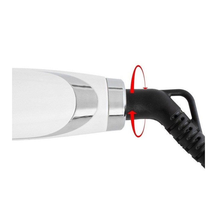 ProfiCare PC-GB 3021 Straightening spazzola Bianco 37 W