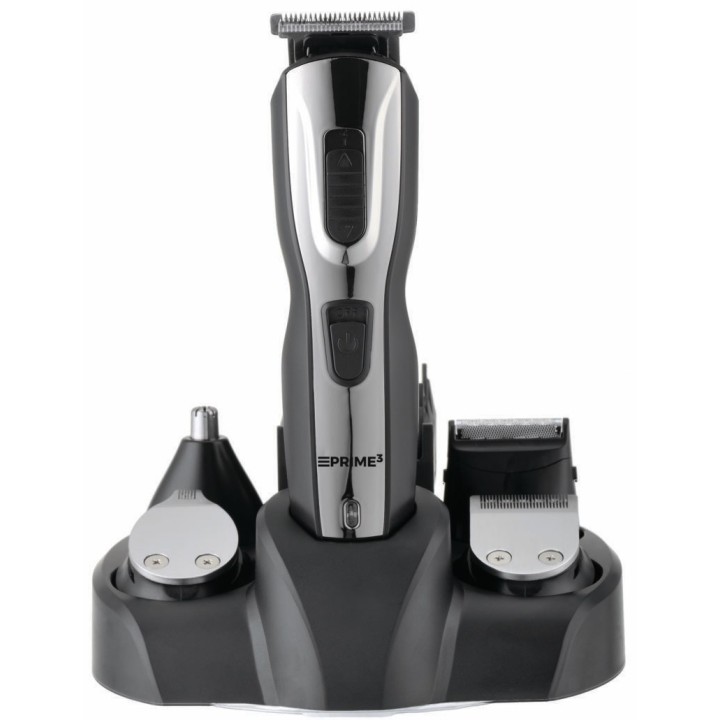 PRIME3 STR11 Tagliacapelli/clipper nero grigio Nichel-metallo idruro (NiMH)