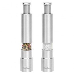 ProfiCook PC-PSM 1160 Set macinapepe e macinasale Acciaio inox Trasparente