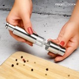 ProfiCook PC-PSM 1160 Set macinapepe e macinasale Acciaio inox Trasparente