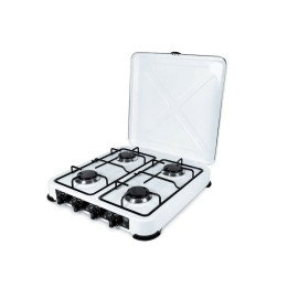 Promis KG400B piano cottura bianco da banco a gas 4 zone