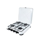 Promis KG400B piano cottura bianco da banco a gas 4 zone