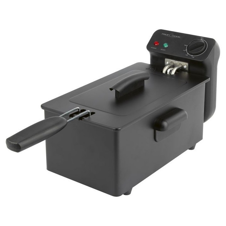 ProfiCook PC-FR 1325 Friggitrice singola 3 L Da banco 2000 W Nero