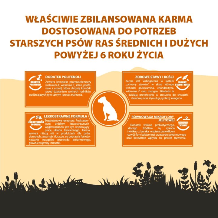 PUPIL Premium Light&Senior razze medie e grandi ricco di tacchino e riso - cibo secco per cani - 12kg