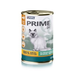 PUPIL Prime Ricco di pollo e anatra - cibo umido per gatti - 400g