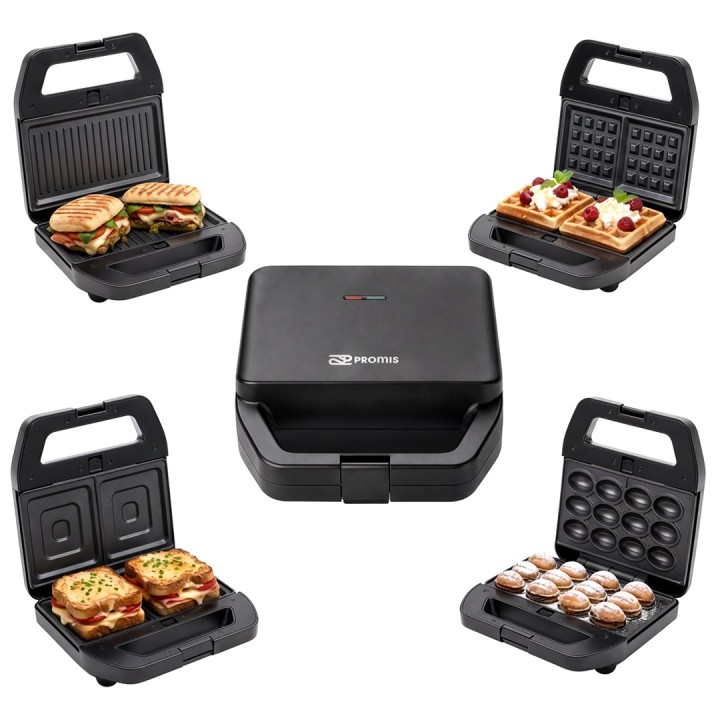 4 in 1 MELTO macchina per sandwich / biscotti sandwich noccioline waffle grill /