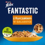 FELIX Fantastic con pollo in gelatina - cibo umido per gatti - 85g