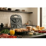 Promis STP 25 XXL macchina per sandwich 4 toast 1400 W nera