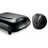 Promis STP 25 XXL macchina per sandwich 4 toast 1400 W nera