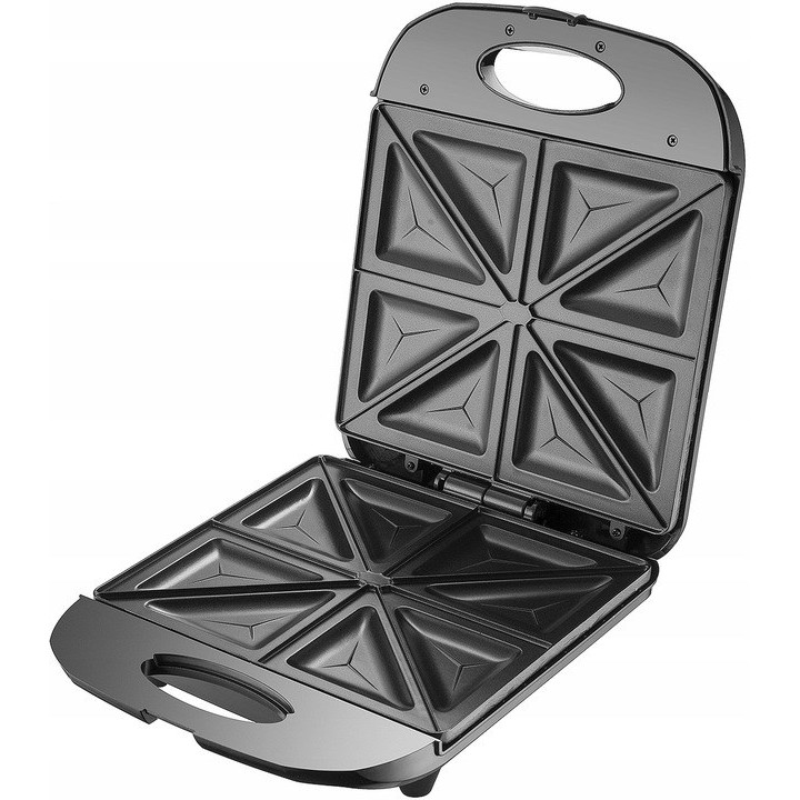 Promis STP 25 XXL macchina per sandwich 4 toast 1400 W nera