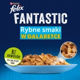 Felix Fantastic gusti di pesce in gelatina con tonno salmone merluzzo e passera di mare - (12x 85 g)