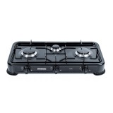 Promis KG300C cucina a gas 3 fuochi nera