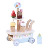 Promis carrello gelateria in legno per bambini