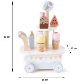 Promis carrello gelateria in legno per bambini