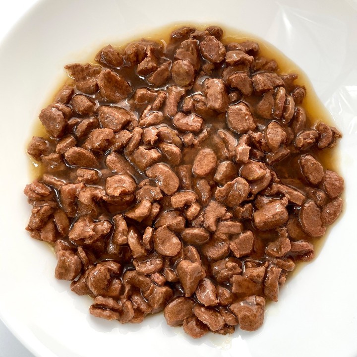 PUPIL Prime Ricco di manzo e fegato - cibo umido per gatti - 400g