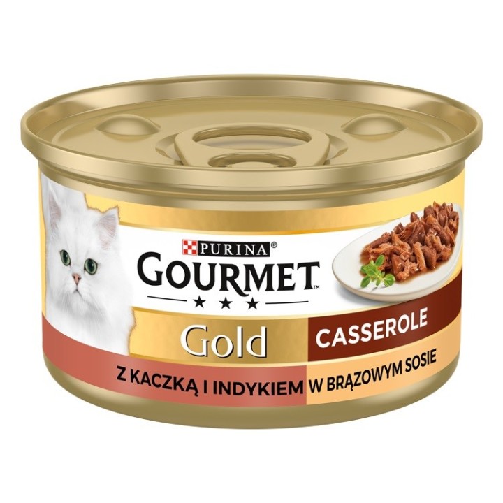GOURMET GOLD - Casserole anatra e tacchino 85g