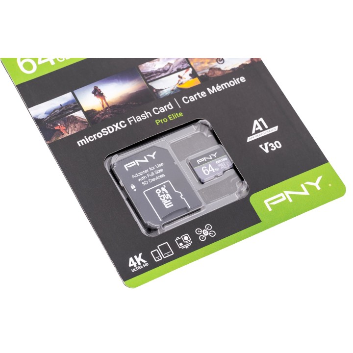 PNY PRO Elite 64 GB MicroSDXC UHS-I Classe 10