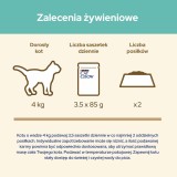 CAT CHOW Controllo Palle di Pelo Pollo Fagiolini in Salsa 85g