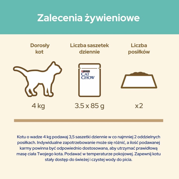 CAT CHOW Controllo Palle di Pelo Pollo Fagiolini in Salsa 85g