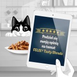 FELIX Tasty Shreds con salmone e tonno - 4x 80g