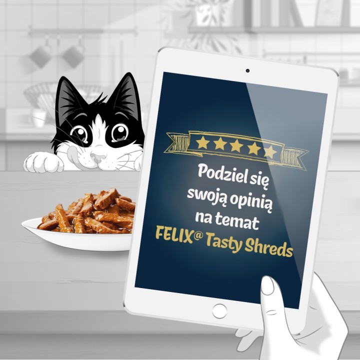 FELIX Tasty Shreds con salmone e tonno - 4x 80g
