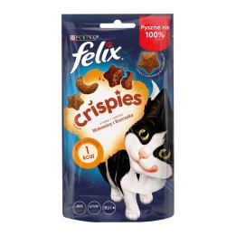 FELIX Crispies Manzo Pollo - cibo secco per gatti - 45 g