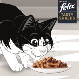 FELIX Tasty Shreds con salmone e tonno - 4x 80g