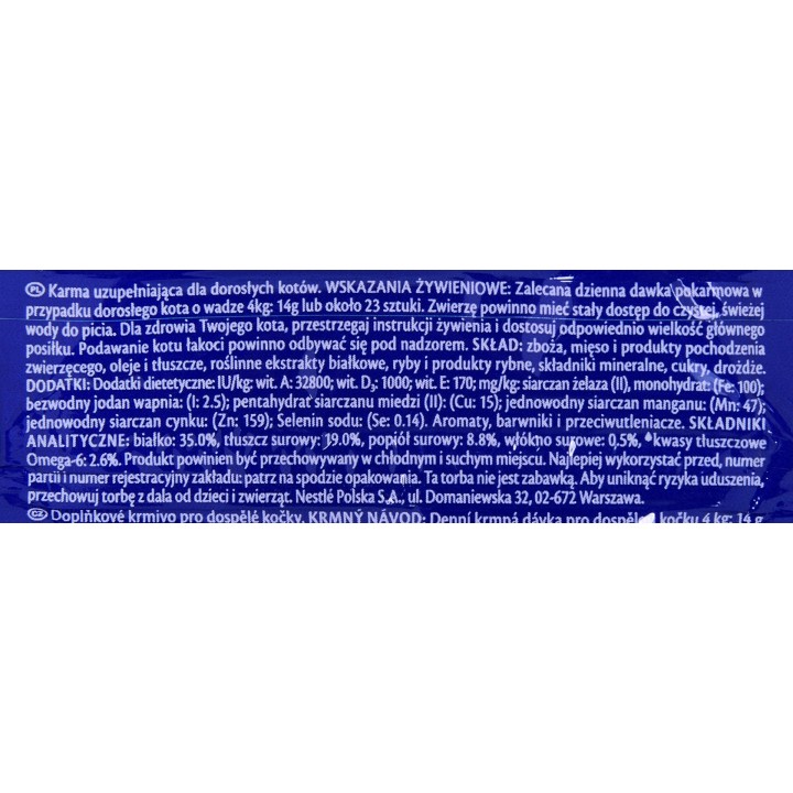 FELIX Play Tubes Pesce Gamberetti - cibo secco per gatti - 50 g