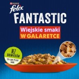 Felix Fantastic gusti campagna in gelatina - Cibo umido per gatti - 24x 85g