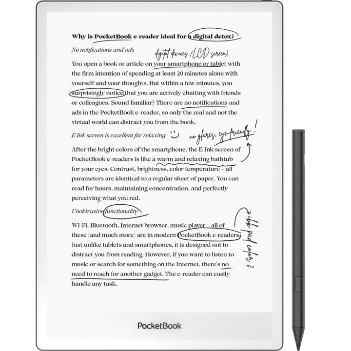 PocketBook InkPad One 1030 10.3 E-ink Mobius 32GB Wi-Fi E-reader – nero opaco