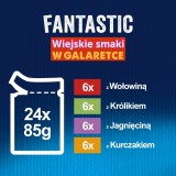 Felix Fantastic gusti campagna in gelatina - Cibo umido per gatti - 24x 85g
