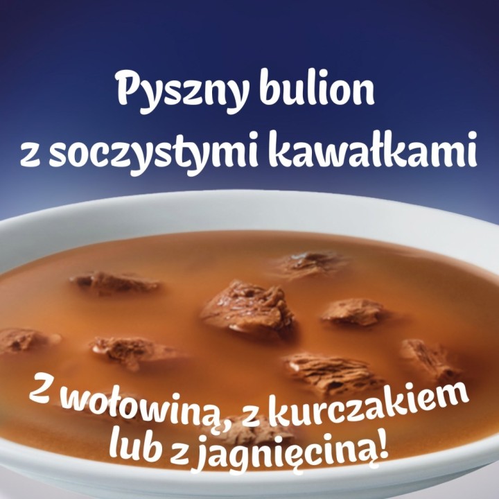 PURINA Felix Original Soup Time Box Manzo agnello pollo - cibo umido per gatti - 6x48g