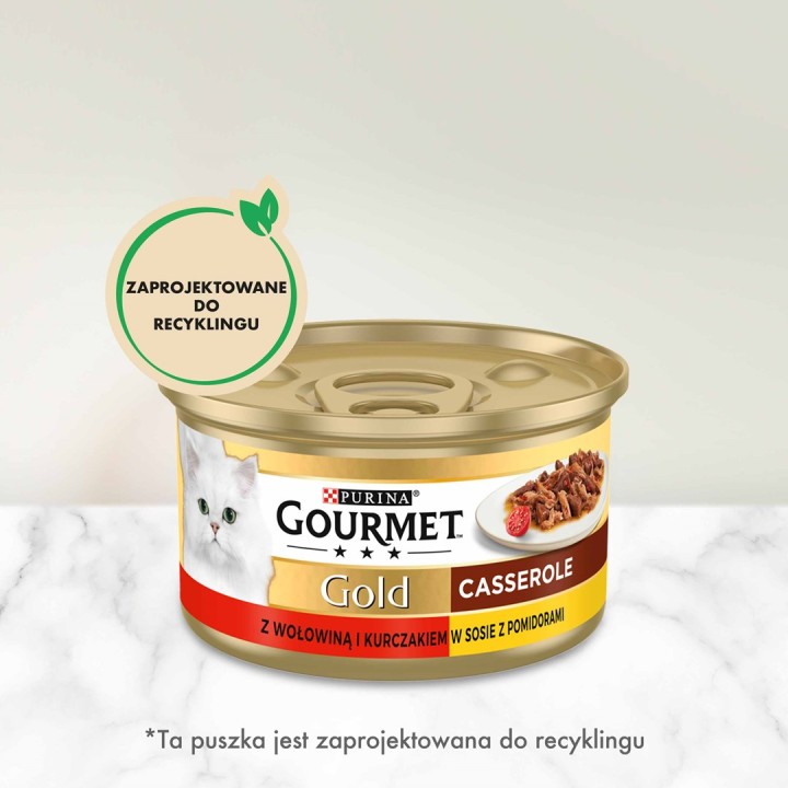 GOURMET GOLD - Casserole manzo e pollo 85g