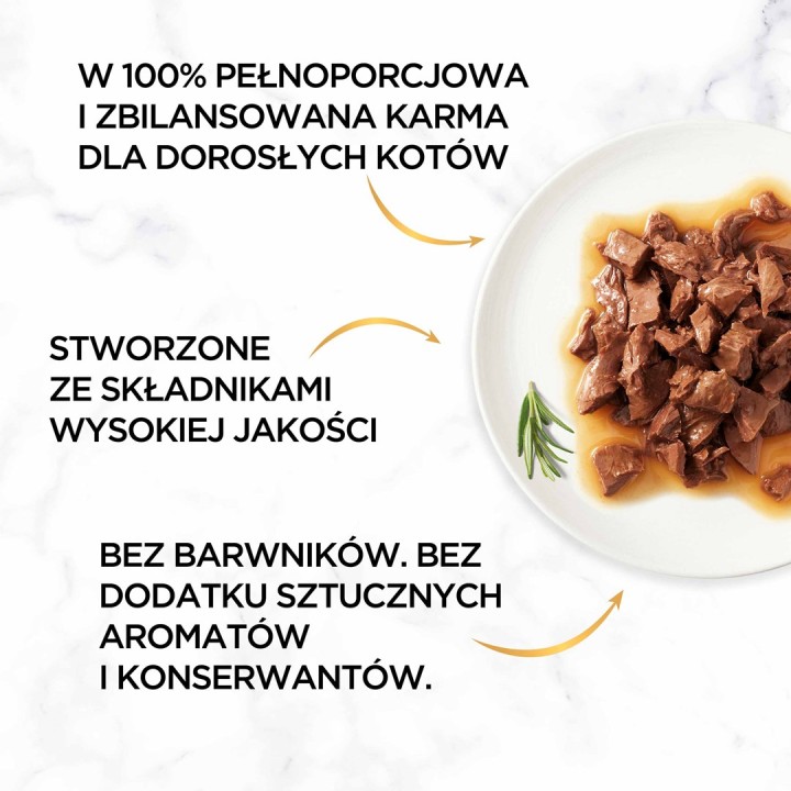 GOURMET Gold Sauce Delight Manzo - cibo umido per gatti - 85 g