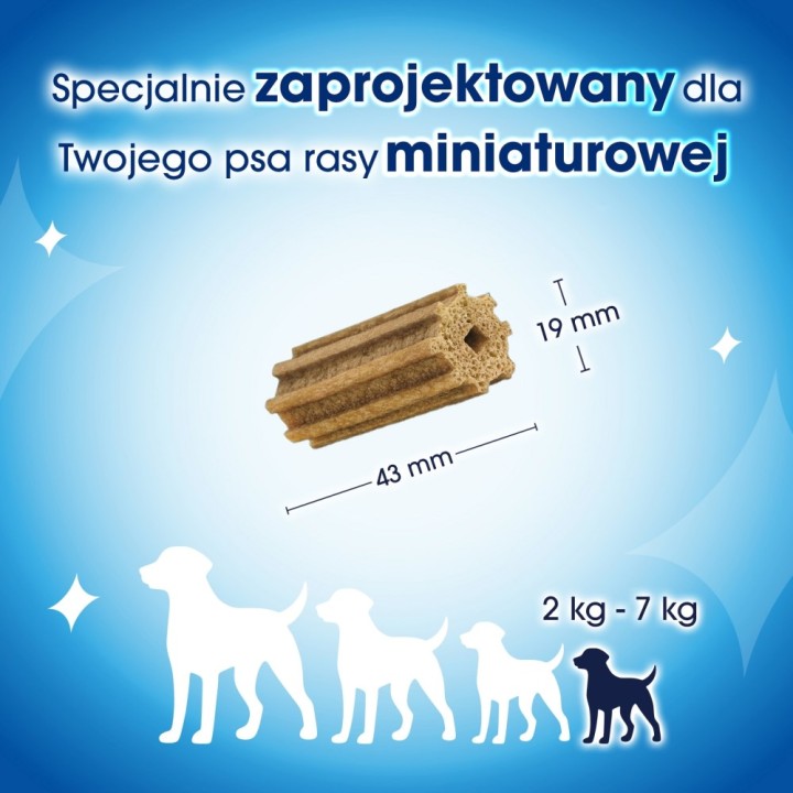 PURINA Dentalife Extra Mini - Snack dentale per cani - 69 g