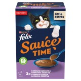 PURINA Felix Sauce Time - cibo umido per gatti - 6x40g