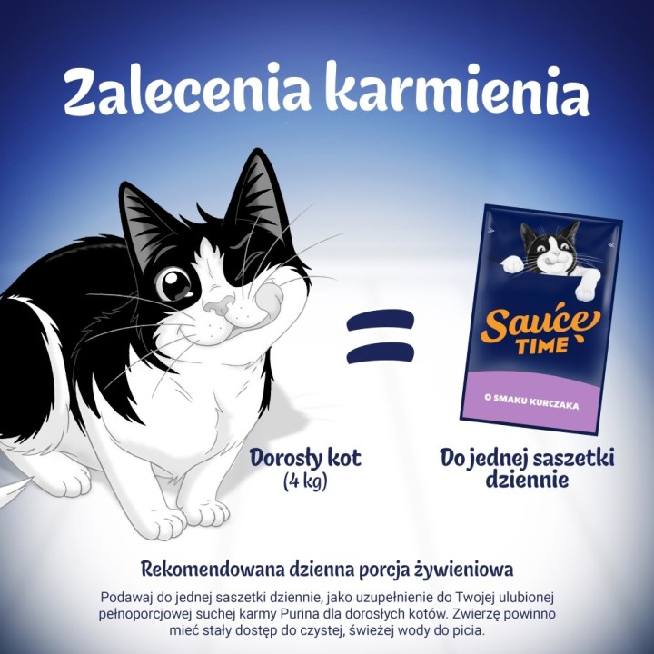 PURINA Felix Sauce Time - cibo umido per gatti - 6x40g