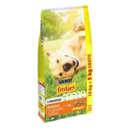 PURINA Friskies Balance Pollo con verdure - cibo secco per cani - 10 + 5kg