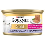 PURINA Gourmet Gold Kitten Mousse di vitello - cibo umido per gatti - 85g