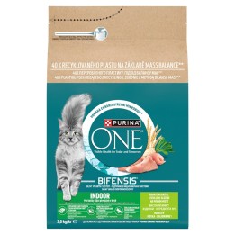 PURINA One Bifensis Indoor Ricco di tacchino - cibo secco per gatti - 2 8kg